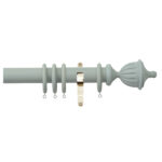 H4141F HAZ Fluted Urn Finials With Brass Brackets 1 1
