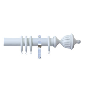 H4141F MIS Fluted Urn Finials With Chrome Brackets 1