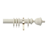 H4141F SAN Fluted Urn Finials With Brass Brackets 1 1