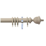 H4141F TRU Fluted Urn Finials With Chrome Brackets 1