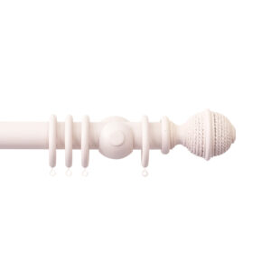 H4142F Blush Woven Rope Finial