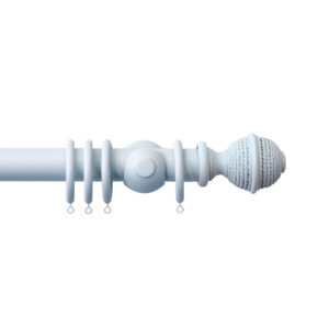 H4142F Mist Woven Rope Finial
