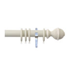 H4142F SAN Woven Rope Finial With Chrome Brackets 1