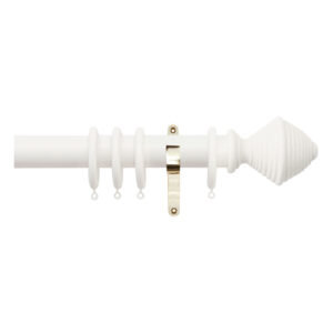 H4143F Cotton Hive Finials With Brass Brackets 1