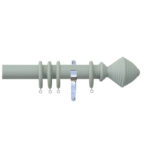 H4143F Haze Hive Finials With Chrome Brackets
