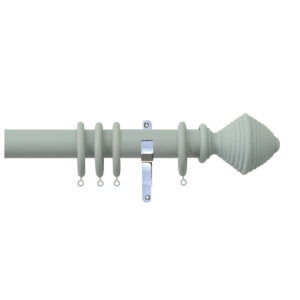 H4143F Haze Hive Finials With Chrome Brackets