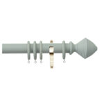 H4143F Haze Hive Finials With Brass Brackets