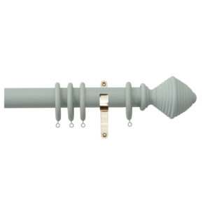 H4143F Haze Hive Finials With Brass Brackets