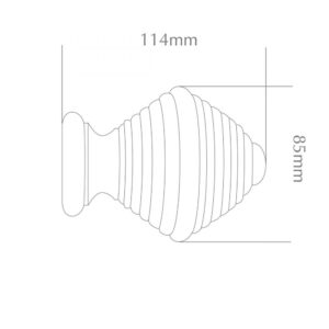 H4143F Hive Finial Dimensions