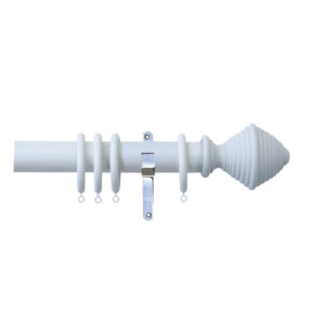 H4143F Mist Hive Finials With Chrome Brackets