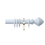H4143F Mist Hive Finials With Brass Brackets