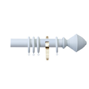 H4143F Mist Hive Finials With Brass Brackets