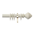 H4143F Sand Hive Finials With Brass Brackets
