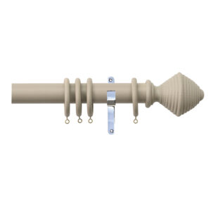 H4143F Truffle Hive Finials With Chrome Brackets