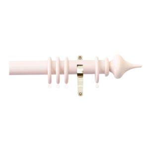 H4145F Blush Minaret Finials With Brass Brackets 1