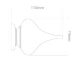 H4145F Minaret Finial Dimensions