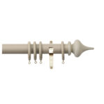 H4145F Truffle Minaret Finials With Brass Brackets 1
