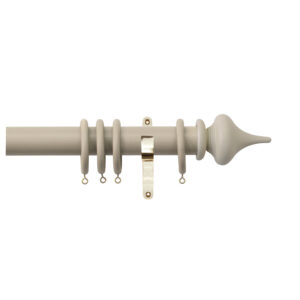 H4145F Truffle Minaret Finials With Brass Brackets 1
