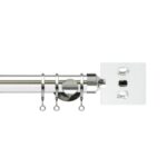 princess finial on chrome pole 1