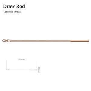 DRAW ROD Rose gold
