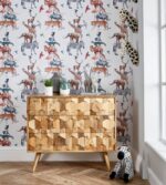 animal tower prestigious textiles rainbow wallpaper 1821546 1