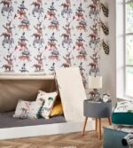 animal tower prestigious textiles rainbow wallpaper 1821546 image2