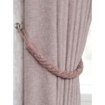 Laura Ashley Felton Rope Tieback Blush 1