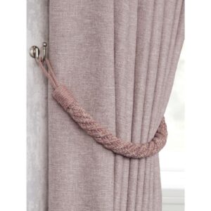 Laura Ashley Felton Rope Tieback Blush 1
