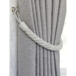 Laura Ashley Felton Rope Tieback Pale Steel 1