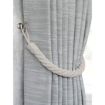 Laura Ashley Felton Rope Tieback dove grey 1