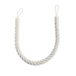 Laura Ashley Felton Rope Tieback slate white 1