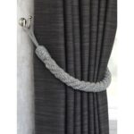 Laura Ashley Felton Rope Tieback steel 1