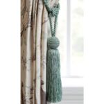 laura ashley Theodora tassel tieback pale grey green 1