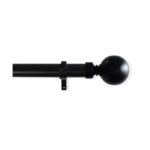 Laura Ashley 28mm Ball End Eyelet Pole Black 3