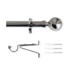 Laura Ashley 28mm Ball End Eyelet Pole chrome 1 1
