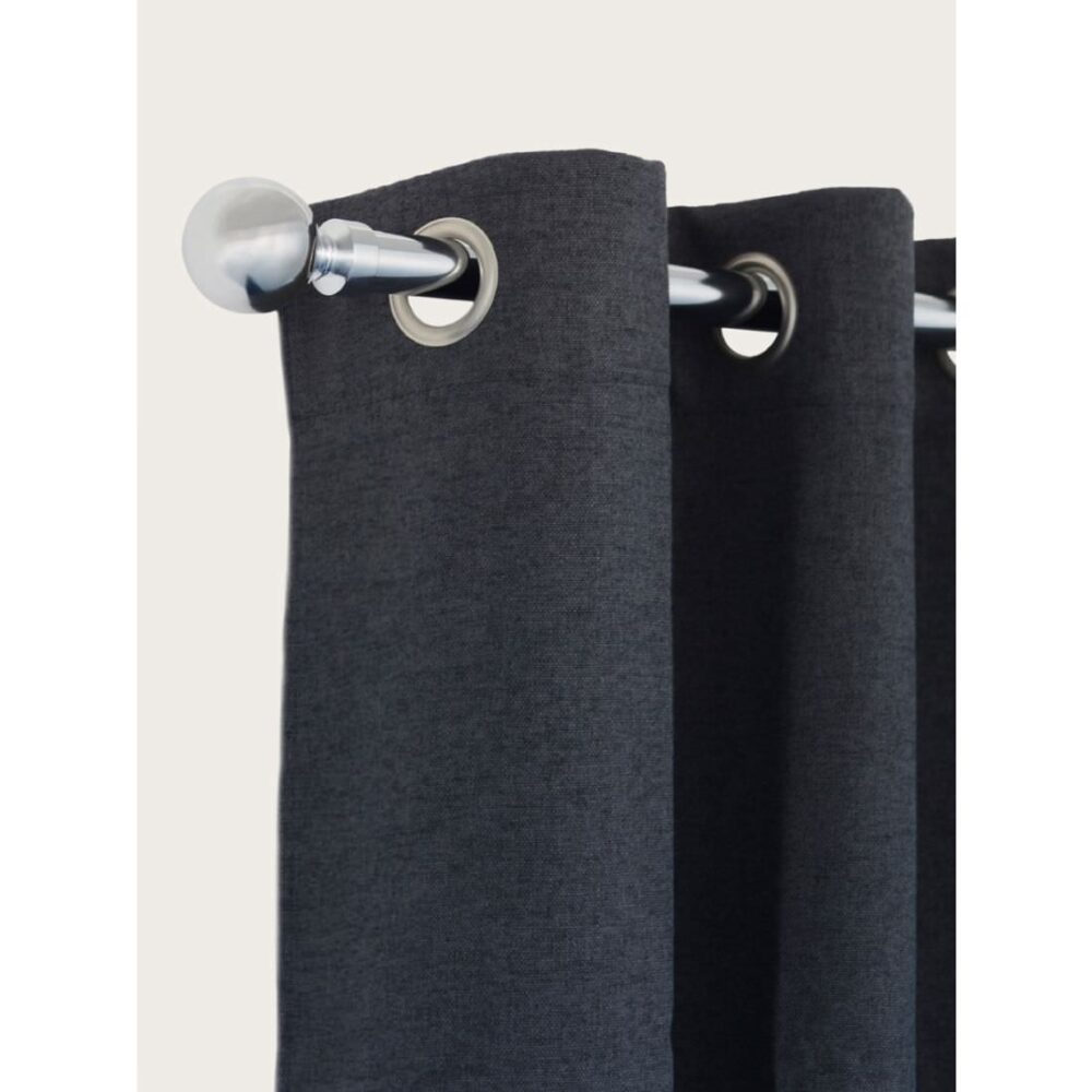 Laura Ashley 28mm Ball End Eyelet Pole chrome 2 1