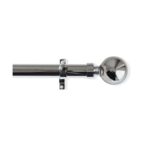 Laura Ashley 28mm Ball End Eyelet Pole chrome 3