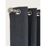 Laura Ashley 28mm Ball End Eyelet Pole matt nickel 2 1