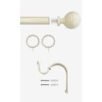 Laura Ashley 28mm Swirl Pole Cream 1 1