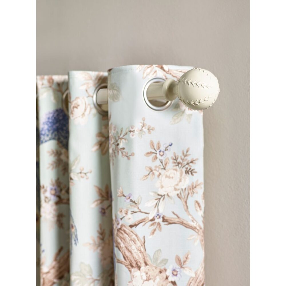 Laura Ashley 28mm Swirl Pole Cream 2 1