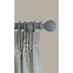 Laura Ashley 35mm Ribbed Ball Pole Dark Slate 2 1