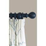 Laura Ashley 35mm Ribbed Ball Pole Midnight 3