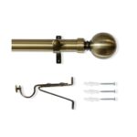 Laura Ashley Ball End Eyelet Pole 28mm Antique Brass 1 1