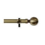 Laura Ashley Ball End Eyelet Pole 28mm Antique Brass 3