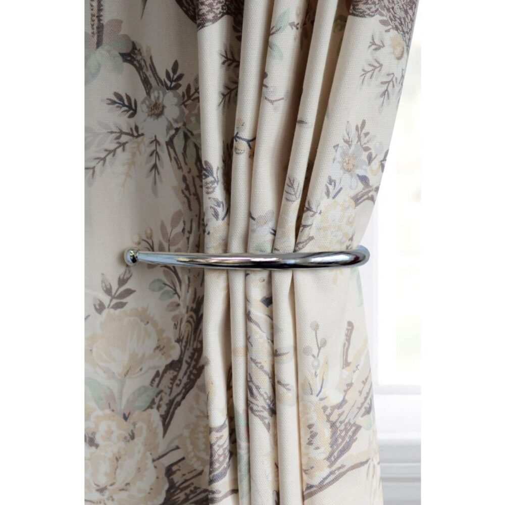 Laura Ashley Ball End Holdback chrome 1 1