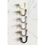 Laura Ashley Classic Tieback Hook Antique Brass 2 1