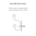 Laura Ashley Vivien Double Hook instructions 1