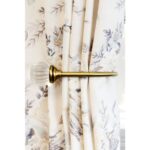 Laura Ashley Vivien Glass Curtain Embrace Antique Brass 1 1