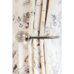 Laura Ashley Vivien Glass Curtain Embrace Chrome 1 1