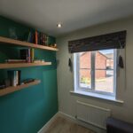 FringeFinesse roman blind pewter scaled